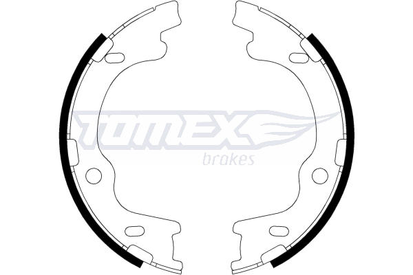 Sada brzdových čeľustí TOMEX Brakes